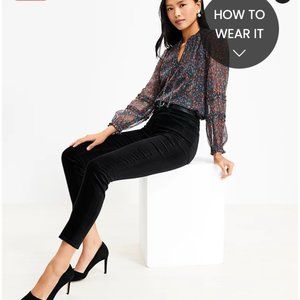 NWT Loft Skinny Velvet Pants
